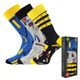BAUMWOLLSOCKEN MIT MOTIV - 3 PAAR - ALLTAGS-SOCKEN - SCHUHE