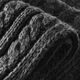 ELEGANTER GESTRICKTER MELANGE-SCHAL - STRICKSCHALS - CAPS UND MÜTZEN