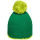 CĂCIULĂ TRICOTATĂ CU DUNGĂ CONTRASTANTĂ ȘI POMPON MB7964 - FESURI CU POMPON - ACCESORII