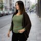 SET DAMĂ: CARDIGAN TRICOTAT ȘI TRICOU CU MÂNECĂ LUNGĂ - PULOVERE - ÎMBRĂCĂMINTE