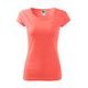 DAMEN T-SHIRT PURE - KURZARM-T-SHIRTS - KLEIDUNG