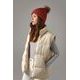 STRICKMÜTZE MIT KUNSTFELL-BOMMEL POM POM CHUNKY - BOMMELMÜTZEN - CAPS UND MÜTZEN
