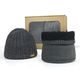 GESCHENKSET: HERREN-STRICKMÜTZE MIT STREIFEN UND LOOP-SCHAL - GESCHENKSETS - SETS UND GESCHENKE