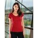 TRICOU FEMEI FIT V-NECK - TRICOURI CU MÂNECĂ SCURTĂ - ÎMBRĂCĂMINTE