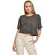 DÁMSKE CROP TOP TRIČKO ACID WASHED - CROP TOPY - OBLEČENIE