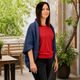 SET DAMĂ: CARDIGAN TRICOTAT ȘI TRICOU CITY - PULOVERE - ÎMBRĂCĂMINTE
