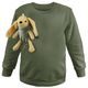 SWEATSHIRT MIT SPIELZEUGTASCHE - KINDERKLEIDUNG MIT SPIELZEUG - KINDER KLEIDUNG