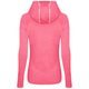 DAMEN SWEATSHIRT MIT KAPUZE UND HOHEM KRAGEN COOL - SPORT SWEATSHIRTS OHNE REISSVERSCHLUSS - SPORT KLEIDUNG