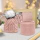 SET CADOU: CĂCIULĂ DAMĂ CU CIUCURE ȘI GULER CIRCULAR - CĂCIULI - ACCESORII