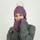 GIFT SET: WOMEN'S POMPOM HAT, HEADBAND AND NECK WARMER - GIFT SETS - SETS AND GIFTS