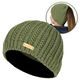 DÁMSKA ČIAPKA S OTVOROM NA COP - PLETENÉ ČIAPKY - ŠILTOVKY A ČIAPKY