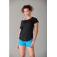 DAMEN SPORT T-SHIRT MIT WEITEM AUSSCHNITT - SPORT T-SHIRTS MIT KURZEN ÄRMELN - SPORT KLEIDUNG