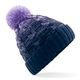 STRICKMÜTZE MIT BOMMEL OMBRÉ - BOMMELMÜTZEN - CAPS UND MÜTZEN