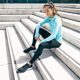 DAMEN SWEATSHIRT MIT KAPUZE UND HOHEM KRAGEN COOL - SPORT SWEATSHIRTS OHNE REISSVERSCHLUSS - SPORT KLEIDUNG