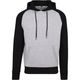 HERREN-ZWEIFARBEN-SWEATSHIRT MIT KAPUZE - SWEATSHIRTS OHNE REISSVERSCHLUSS - KLEIDUNG