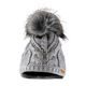 CĂCIULĂ DE IARNĂ PENTRU FEMEI CU POMPON - FESURI CU POMPON - ACCESORII