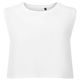 DAMEN CROP-TOP AUS BIO-BAUMWOLLE - FITNESS T-SHIRTS - SPORT KLEIDUNG