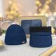 GESCHENKSET: HERREN-STRICKMÜTZE MIT STREIFEN UND LOOP-SCHAL - GESCHENKSETS - SETS UND GESCHENKE