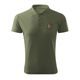 POLO-SHIRT MIT STICKEREI WILDSCHWEIN - JÄGER - KLEIDUNG