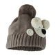 KINDER WINTERMÜTZE MIT TEDDYBÄR - CAPS UND MÜTZEN FÜR KINDER - KINDER KLEIDUNG