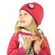 KINDERMÜTZE MIT HÄKELBLUME - CAPS UND MÜTZEN FÜR KINDER - KINDER KLEIDUNG