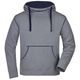 HERREN SWEATSHIRT MIT KAPUZE JN961 - SPORT SWEATSHIRTS OHNE REISSVERSCHLUSS - SPORT KLEIDUNG