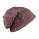 DVOJITÁ DÁMSKÁ SPADENÁ ZIMNÍ ČEPICE - PLETENÉ ČEPICE - KŠILTOVKY A ČEPICE
