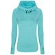 DAMEN SWEATSHIRT MIT KAPUZE UND HOHEM KRAGEN COOL - SPORT SWEATSHIRTS OHNE REISSVERSCHLUSS - SPORT KLEIDUNG
