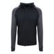 HERREN SPORT SWEATSHIRT MIT MELIERTEN ÄRMELN - SPORT SWEATSHIRTS MIT REISSVERSCHLUSS - SPORT KLEIDUNG