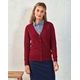 DAMEN STRICKJACKE - PULLOVER MIT V-AUSSCHNITT - KLEIDUNG