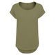 DÁMSKÉ TRIČKO S PRODLOUŽENÝM ZADNÍM DÍLEM - TRIČKA S KRÁTKÝM RUKÁVEM - OBLEČENÍ