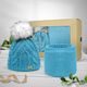 GESCHENKSET: DAMENMÜTZE MIT BOMMEL UND STRICKSCHAL - MÜTZEN - ACCESSOIRES