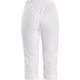 Pantaloni albi pentru femei 3/4 CXS AMY