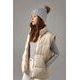 CHUNKY KNIT HAT WITH FAUX FUR POM POM - BEANIES WITH POM-POMS - ACCESSORIES