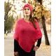 GESCHENKSET: STRICKPONCHO UND STIRNBAND - PULLOVER OHNE ÄRMEL - KLEIDUNG