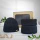 GIFT SET: MEN'S STRIPED BEANIE AND NECK WARMER - GIFT SETS - SETS AND GIFTS