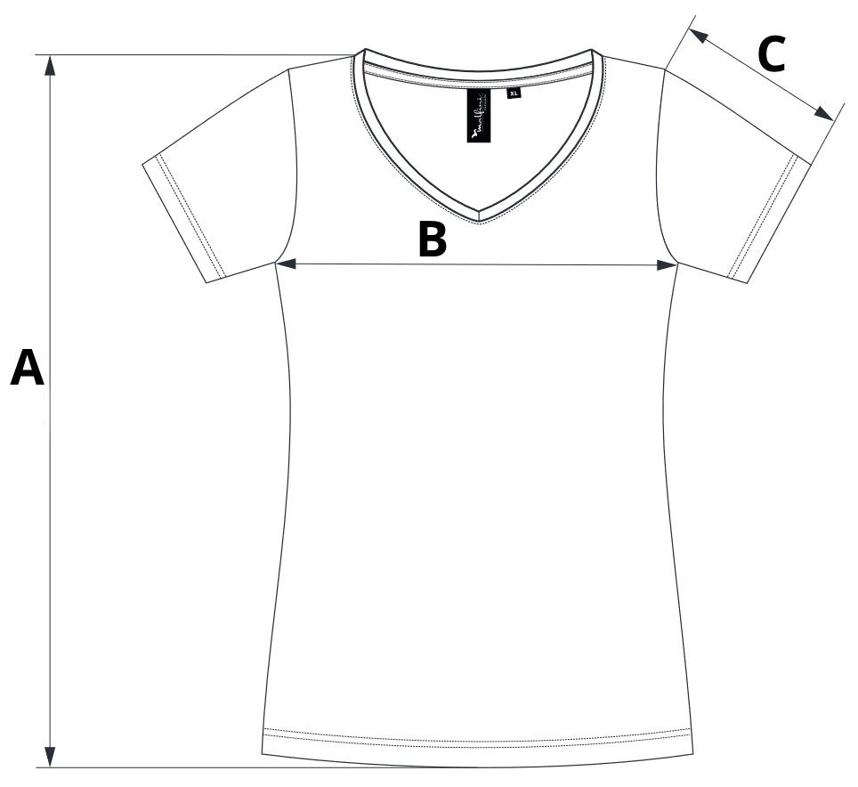 Dámské tričko Action V-neck