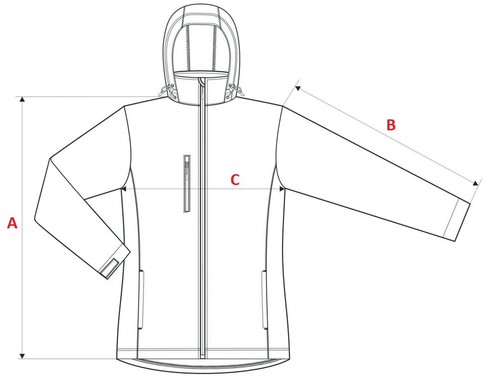 Férfi softshell kabát Trail