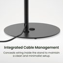 Kanto SLH - výškově stavitelné satelitní stojany, černé