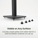 Kanto SPH - stojany pro regálové repro, černé