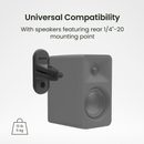 Kanto SPW3 - univerzální satelitní držáky, černá