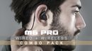 MEE audio M6 PRO 2nd Black Wireless Combo