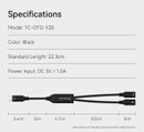Topping Audio TC-OTG-Y20 USB-C splitter