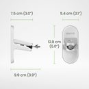 Kanto SPW3 - univerzální satelitní držáky, bílá