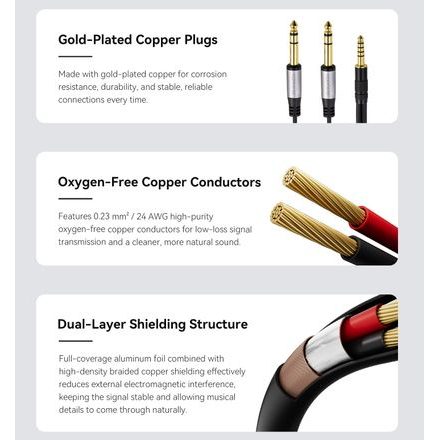 Topping Audio B4T6-150 audio kabel Jack 4.4 mm / 2x TRS