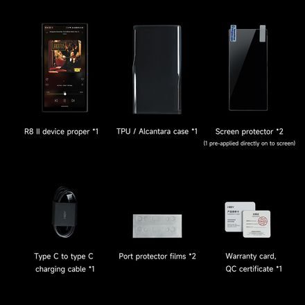 HiBy R8 II Aluminium - stříbrná