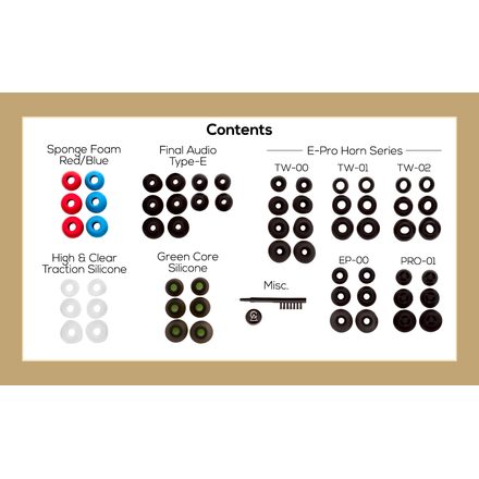 Campfire Audio - sada nástavců pro sluchátka