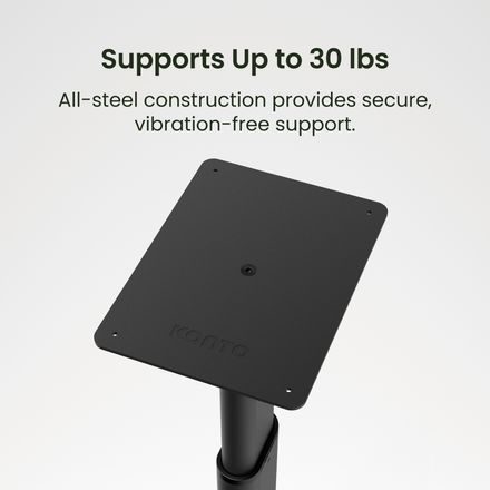 Kanto SPH - stojany pro regálové repro, černé