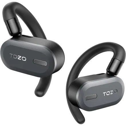 TOZO Open Buds - černá