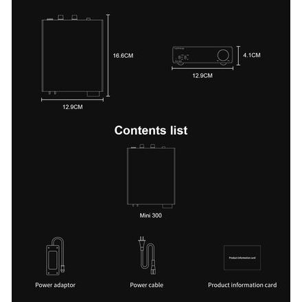 Topping Mini 300 - černá